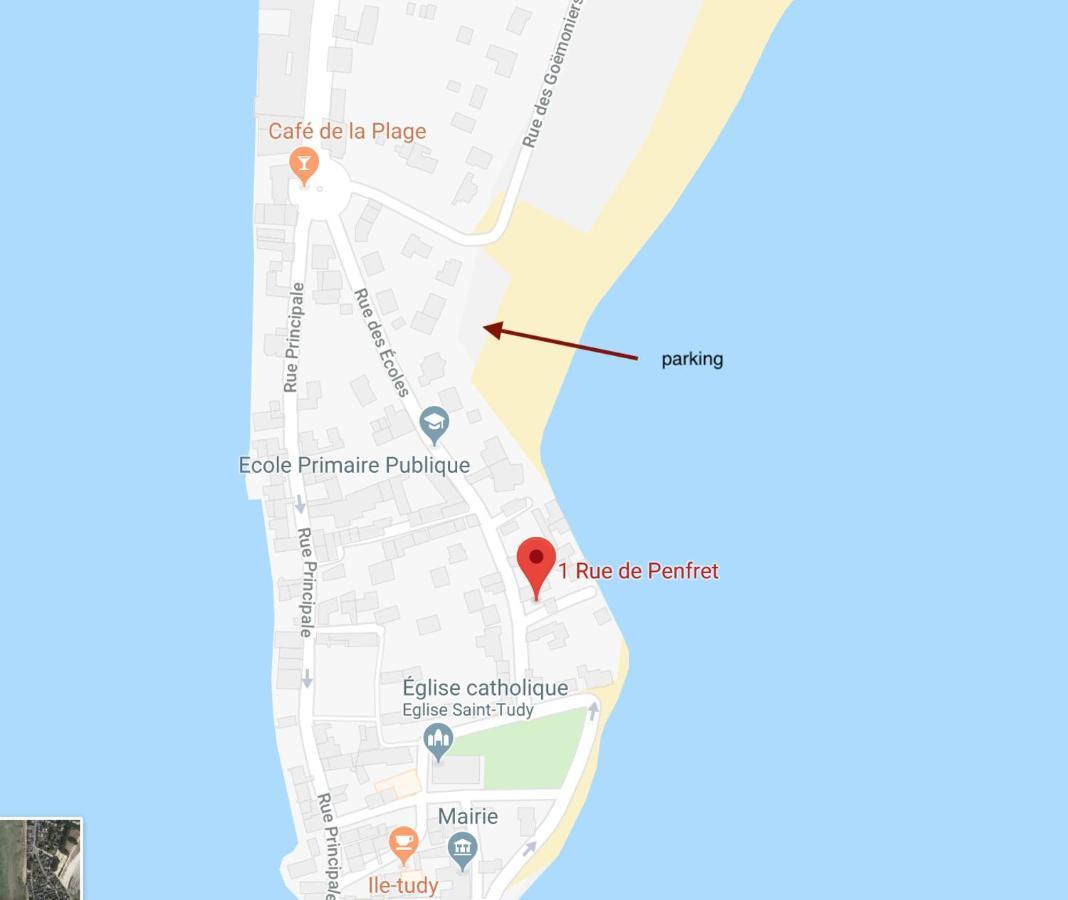 Villa Penfret - 20 Meters From The Beach Île-Tudy المظهر الخارجي الصورة